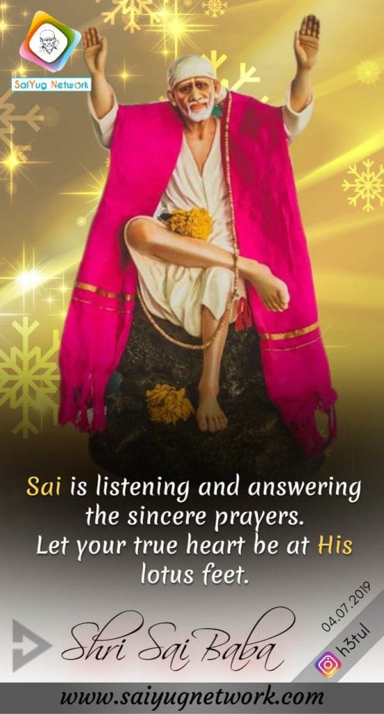 Devotee’s Son’s Fever Reduced By Baba’s Grace