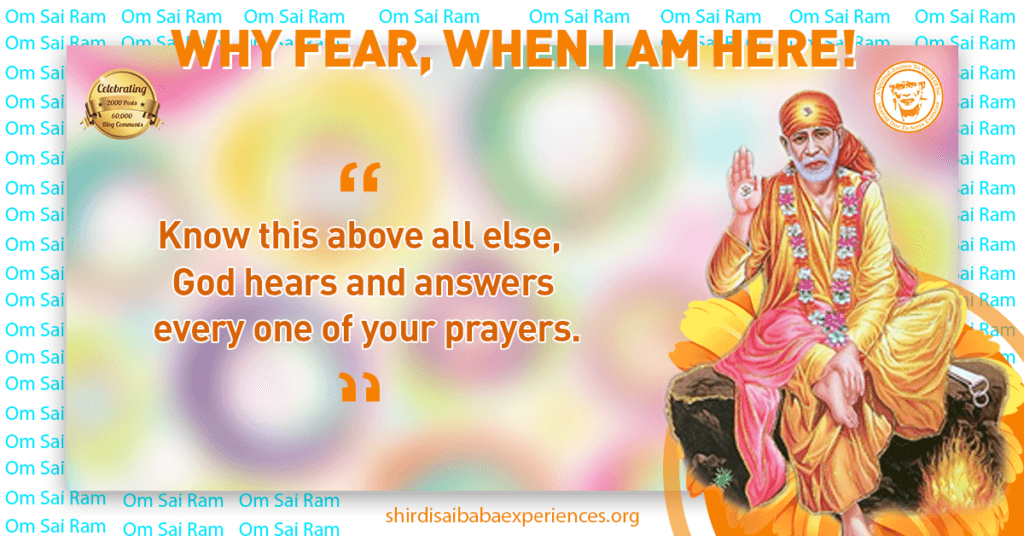 Sai Baba Showed His Presence