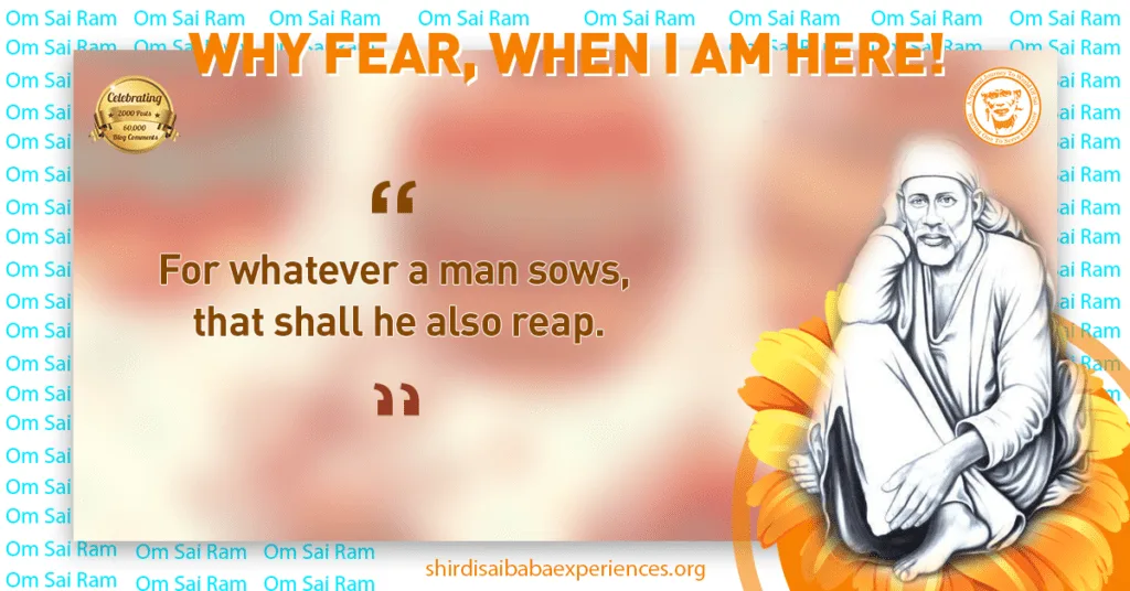 Sai Baba Listened To Prayer