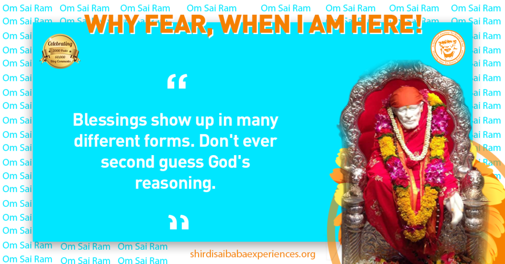 Sai Baba Listens To Big As Well As Small Worries