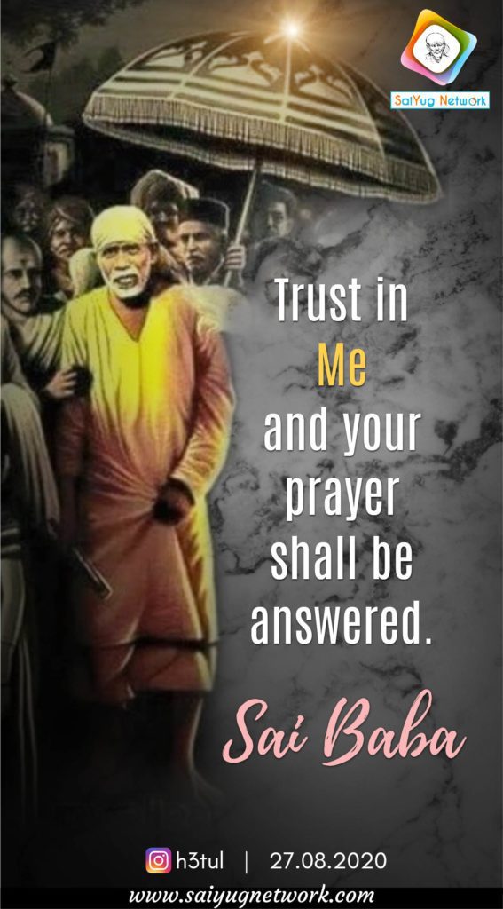 Thanks To Sai Baba For Answering Prayer