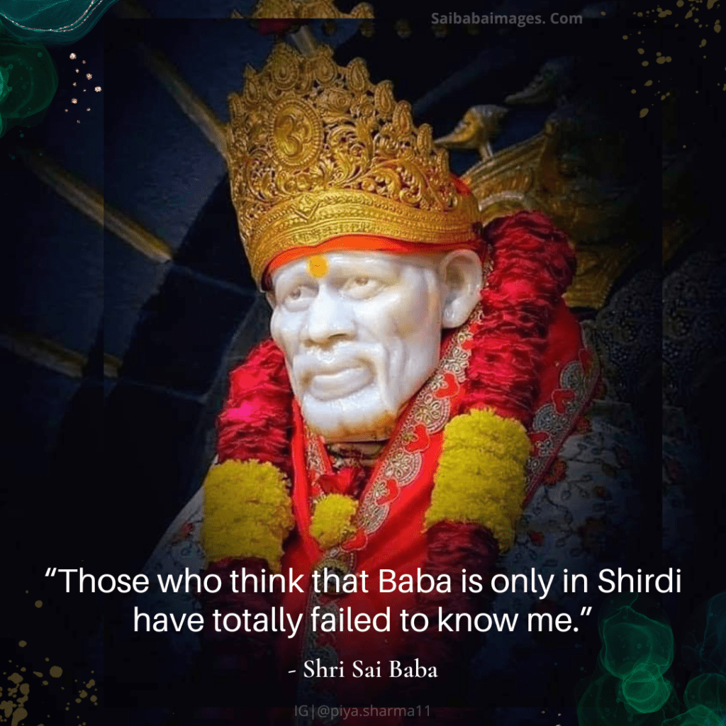 Thanks, Sai Baba