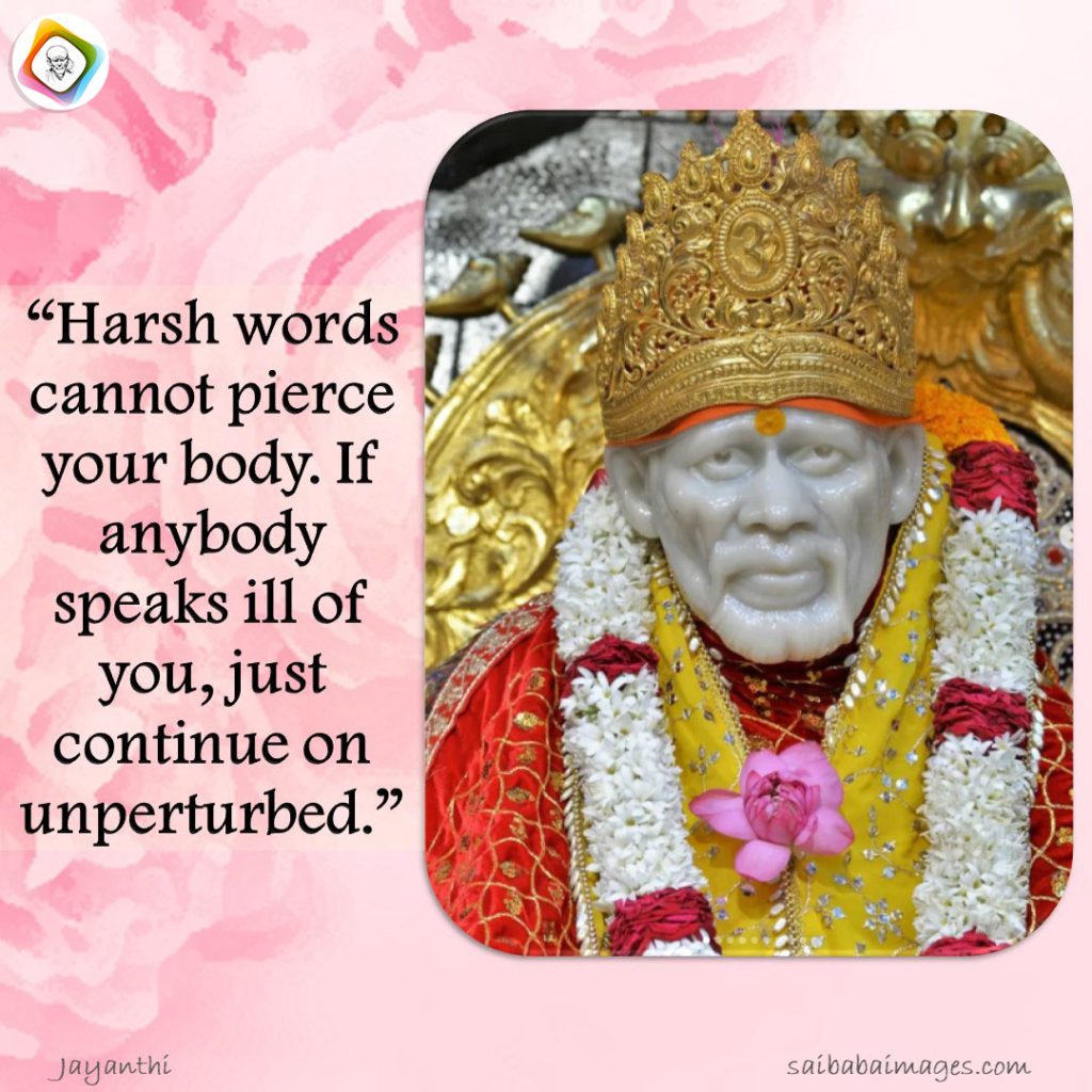 Sai Baba Decides The Best For Us
