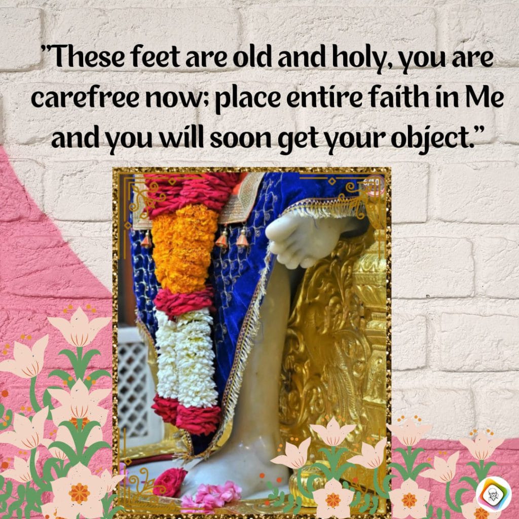 Sai Baba Gave Darshan
