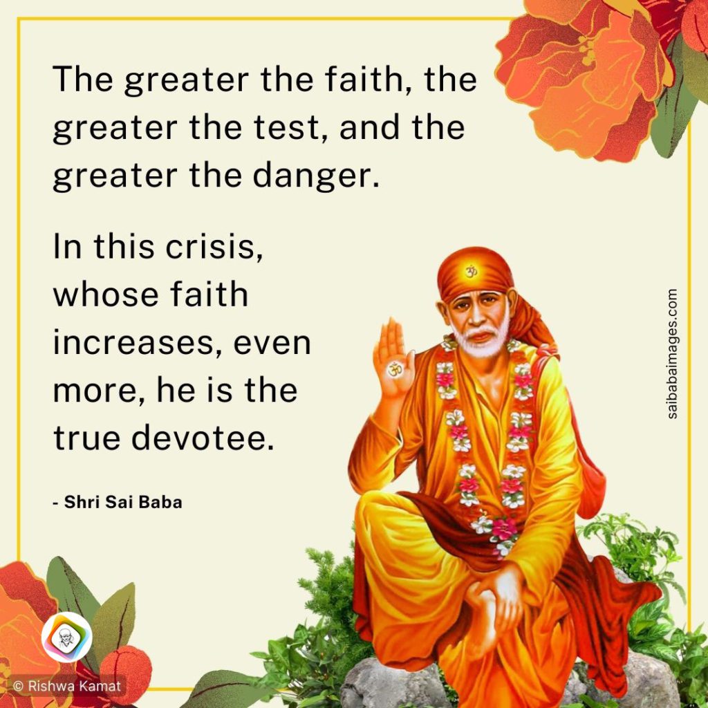 Grateful Devotee Thanks Sai Baba For Protection And Blessings