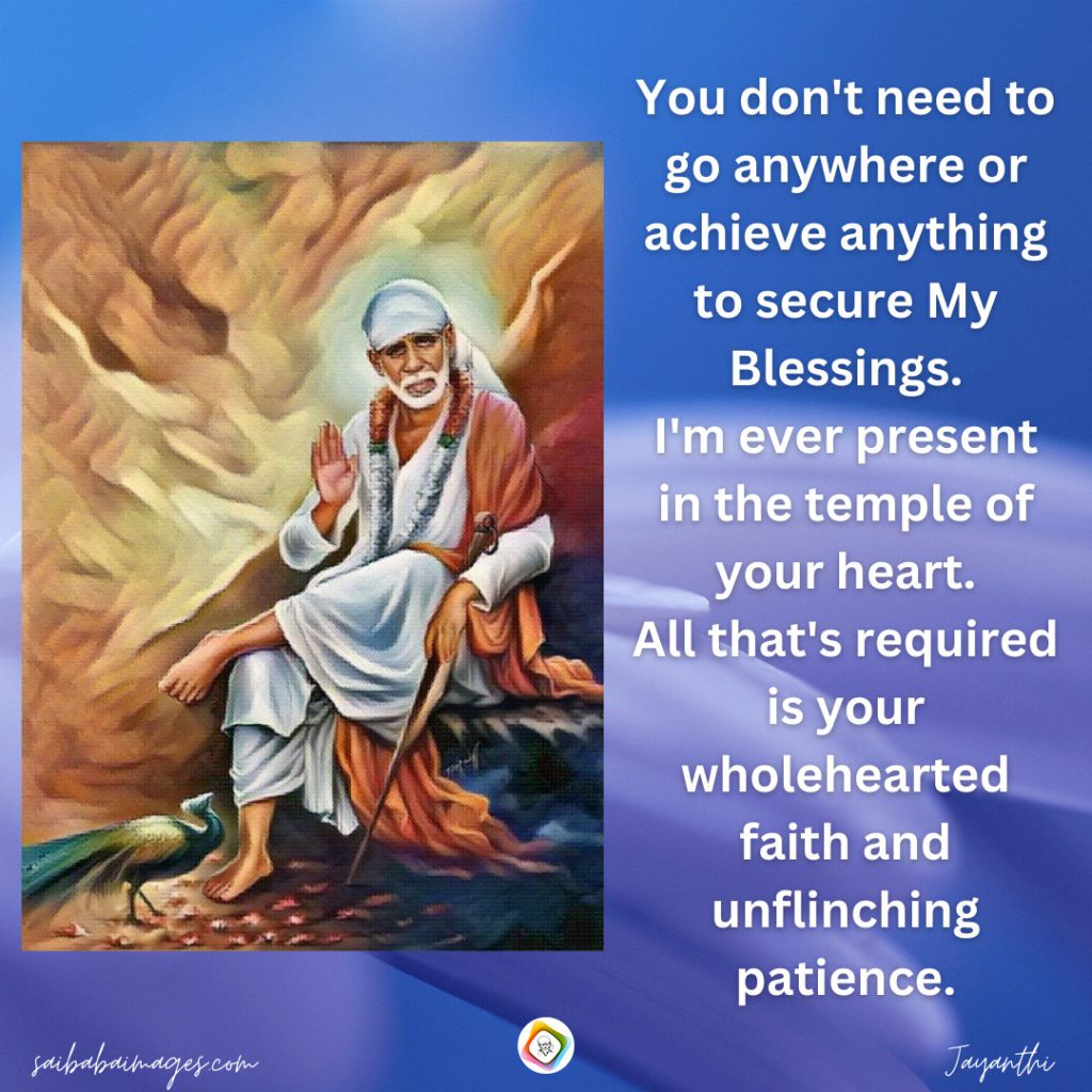 Sai Baba's Grace: Overcoming Pain And Finding Rest
