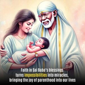 Sai Baba’s Blessings for Conceiving a Baby