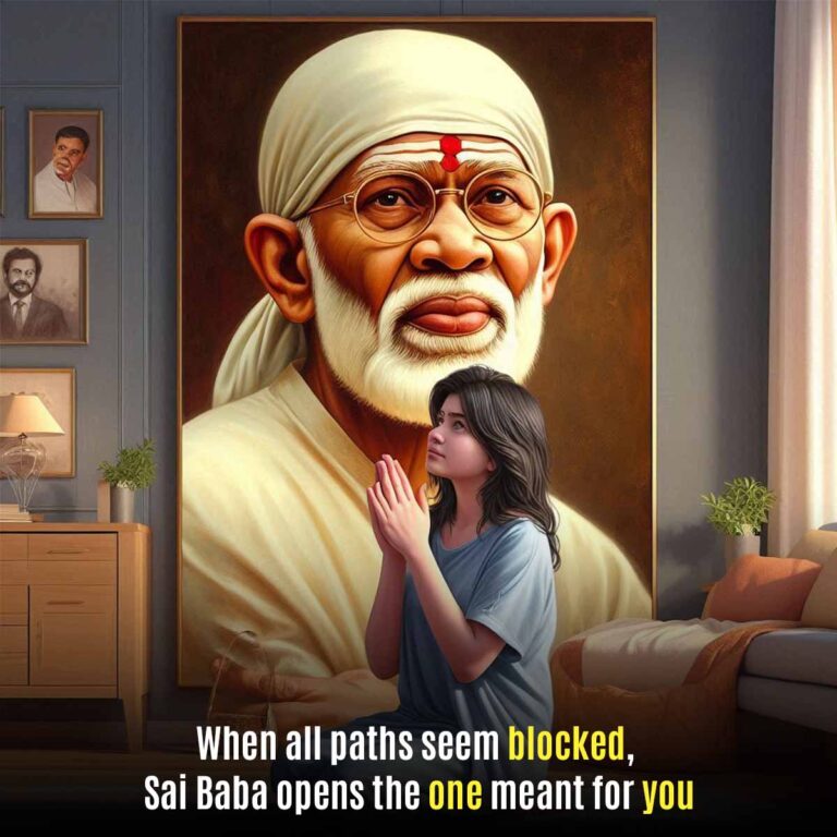 Trust in Sai Baba Cleared Job Struggle