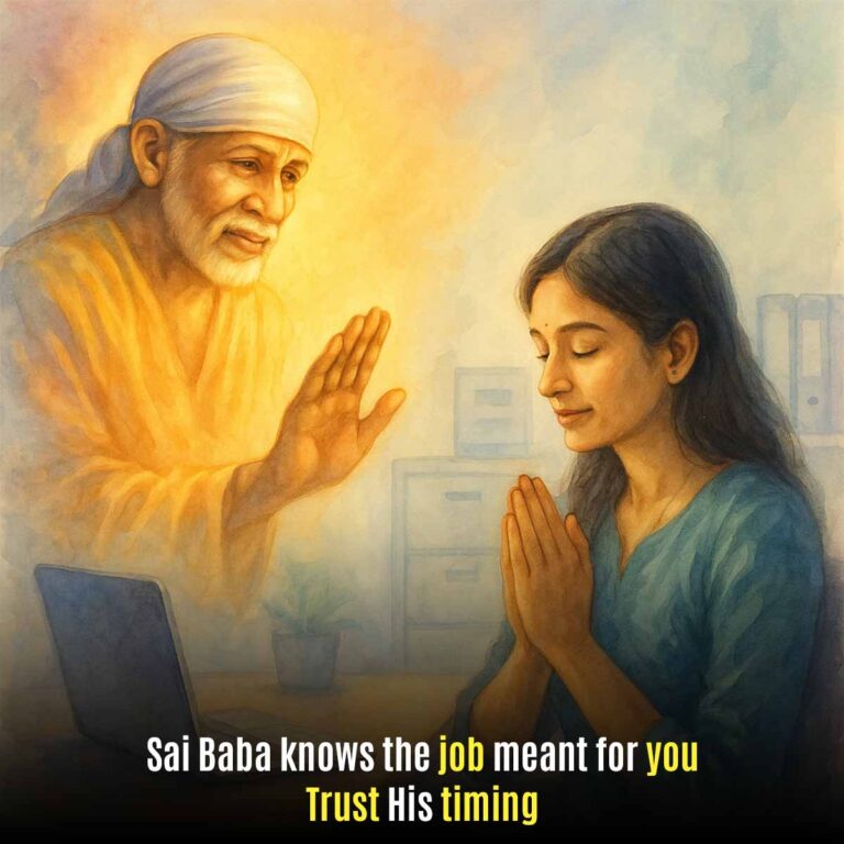 A devoted professional faced a crossroads in her career, seeking fulfillment and alignment with her true strengths. Amid uncertainty and shifting roles, she placed her trust in Sai Baba Blessings for Right Job, praying for clarity and guidance. Each step forward reflected her faith in Baba’s perfect timing and choices. Excerpt 2: After exploring new opportunities and encountering challenges, a devotee turned to Sai Baba Blessings for Right Job, yearning for divine direction. Her journey was marked by introspection, unwavering prayer, and subtle signs from Baba, gently nudging her toward a decision only He could have orchestrated with such grace and care.