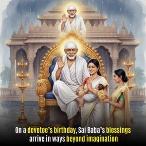 Shirdi Sai Baba’s Blessings on a Devotee’s Birthday