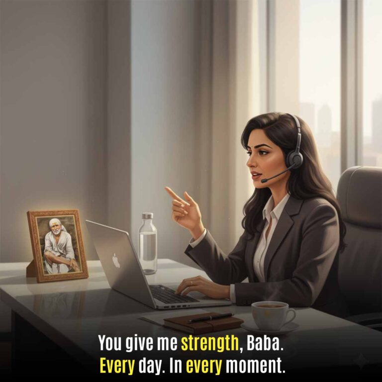 Sai Baba’s Blessings in Work and Well-Being