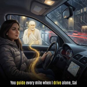 Sai Baba’s Care While Driving Alone