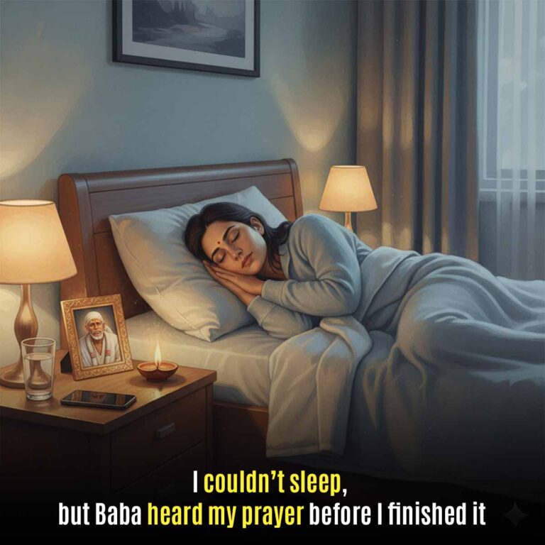 Sai Baba’s Instant Blessing for Sleep Troubles