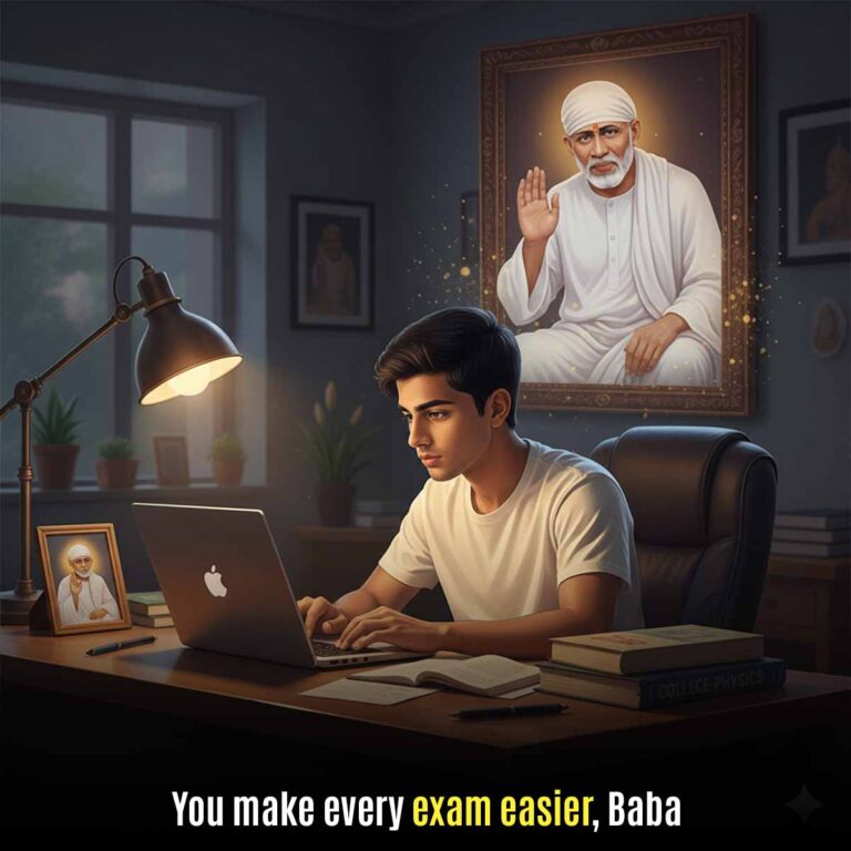 Sai Baba’s Presence in Academic Challenges