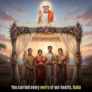 Faith in Sai Baba During Son's Wedding Challenges