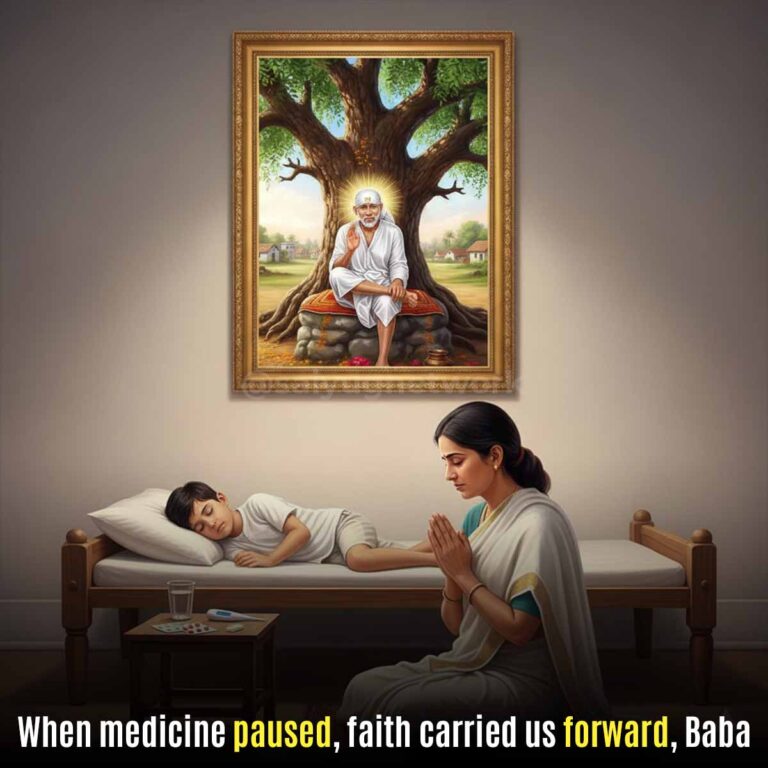 Sai Baba’s Blessings For Son And Mother’s Health