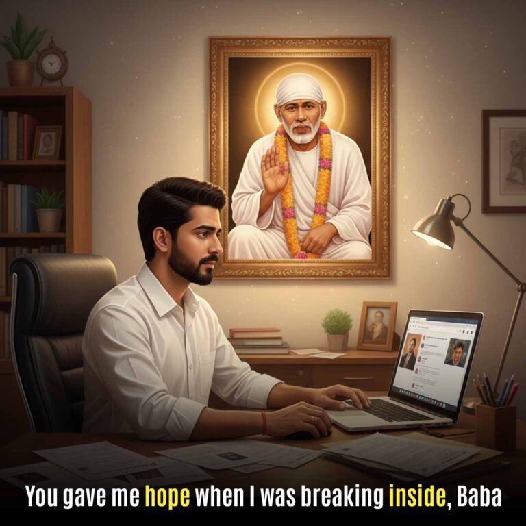 Sai Baba’s Grace in Job Struggles