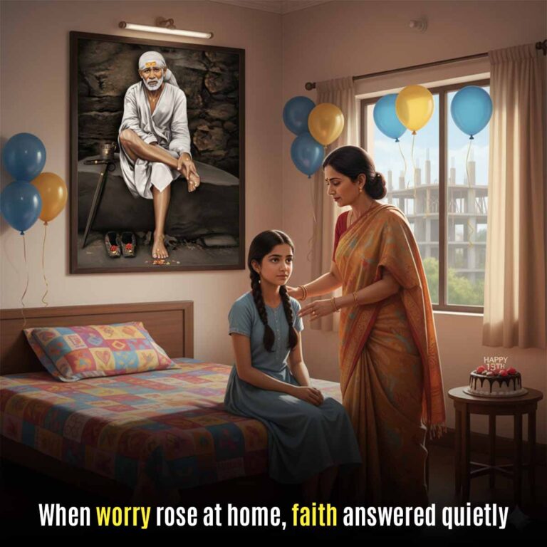 Sai Baba’s Help For Daughter's Health And Home Construction