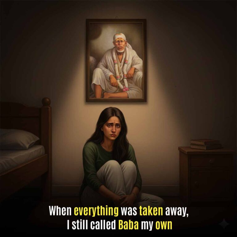 Complete Surrender To Sai Baba In Deep Suffering
