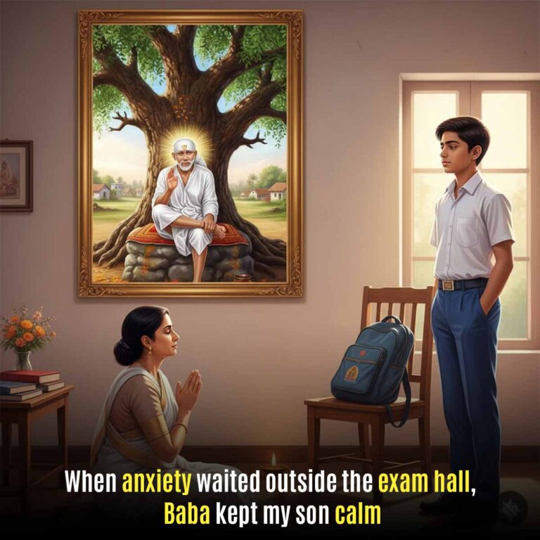 Sai Baba’s Blessings For Son’s Board Exam