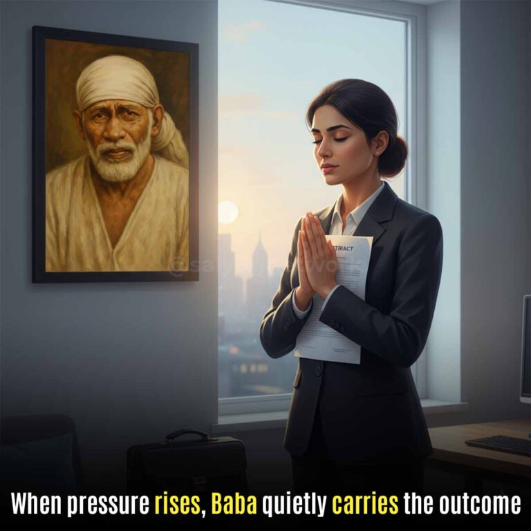 Faith In Sai Baba During Critical Work Deadlines In London