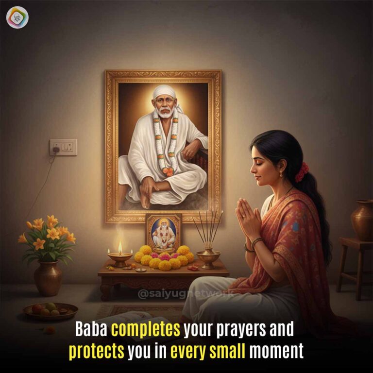 Sai Baba Blessings In Sai Vrat Completion