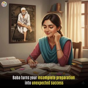 Sai Baba Grace In Last Minute Exam Preparation