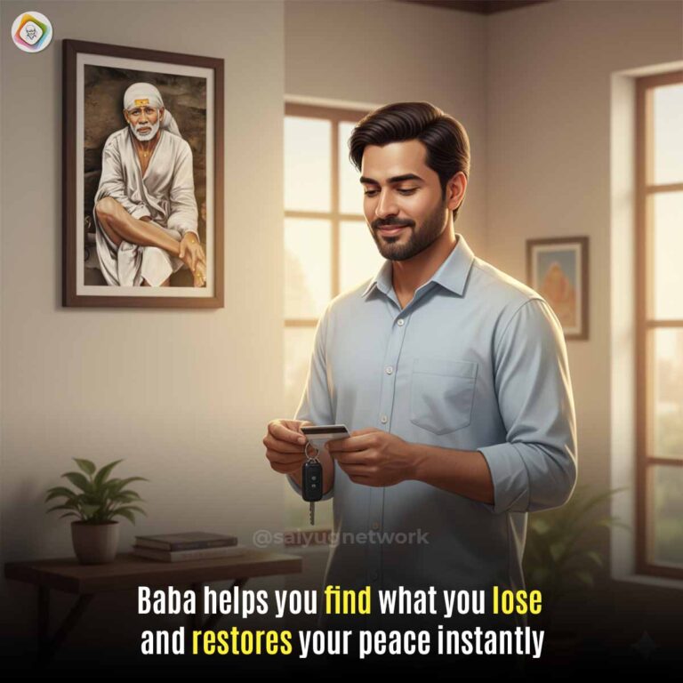 Sai Baba Help In Finding Lost Items