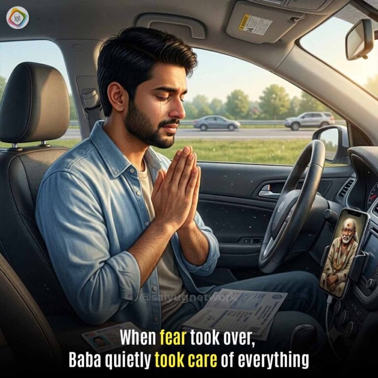 Sai Baba Protection During Traffic Stop