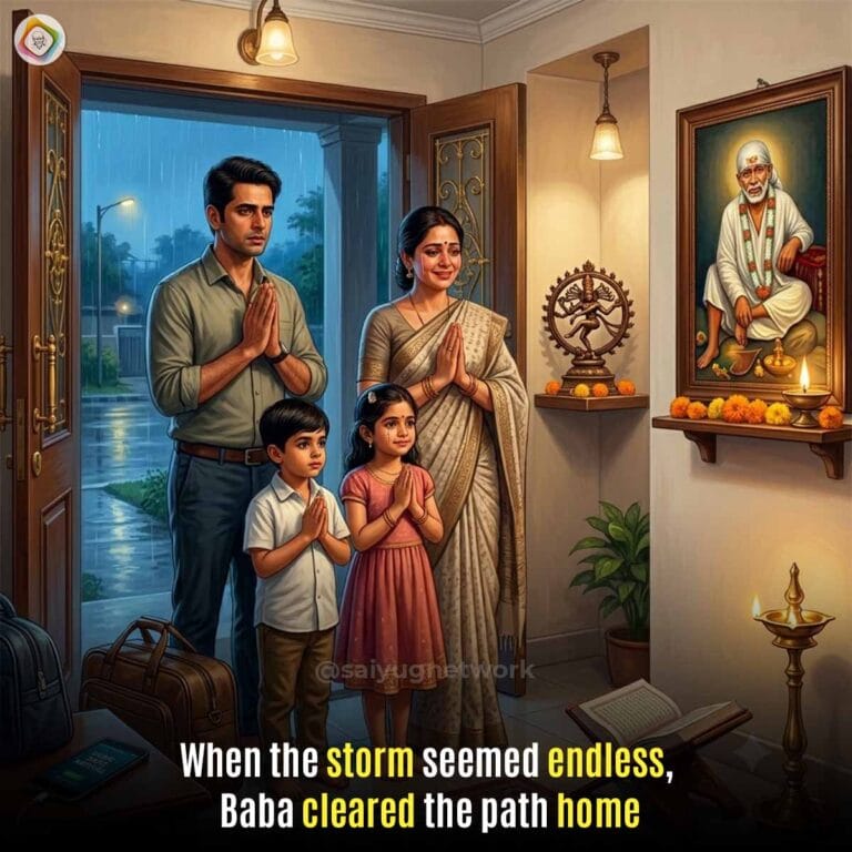 Faith In Sai Baba During Heavy Rain