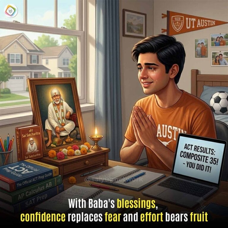 Sai Baba Blessings For ACT Exam Success