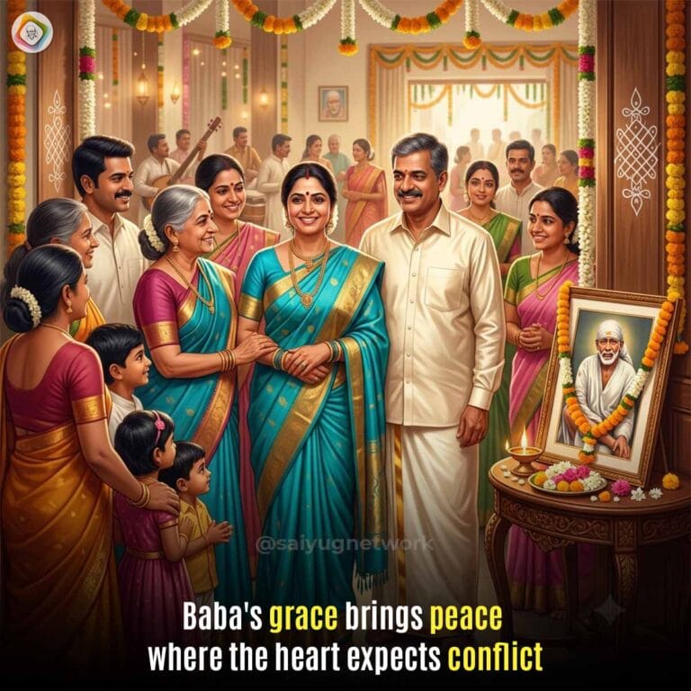 Sai Baba Brings Peace In Family
