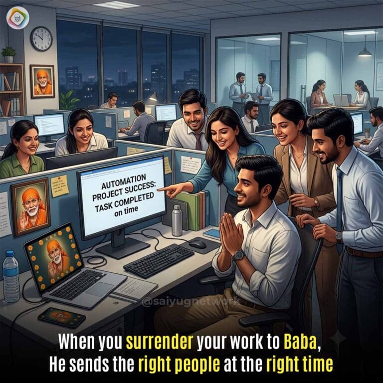 Sai Baba Help At Workplace