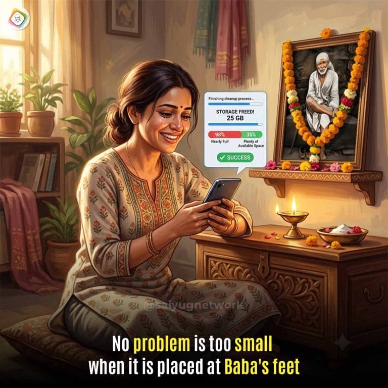 Sai Baba Helped Solve My Phone Storage Problem