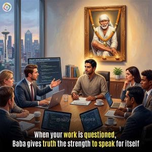 Sai Baba Helped At Work