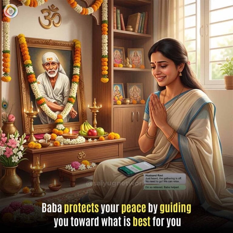 Sai Baba Protects Emotional Peace