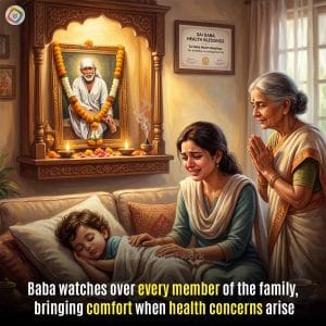 Sai Baba Protects Family Health