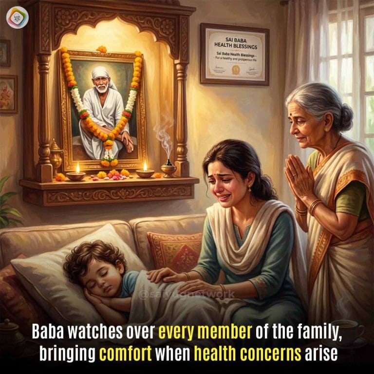 Sai Baba Protects Family Health