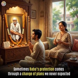 Sai Baba Protects Mother From A Difficult Journey