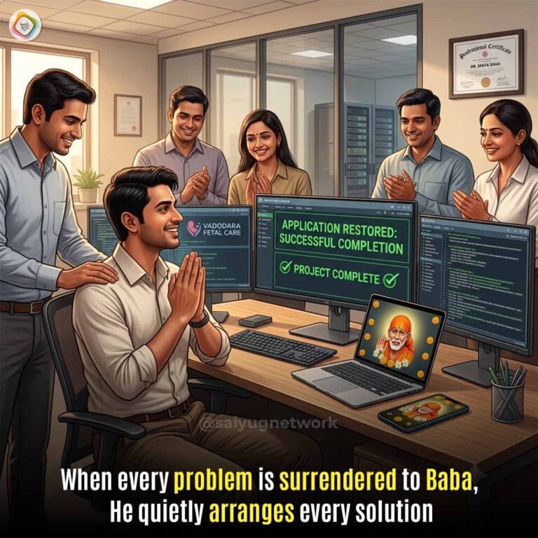 Can Sai Baba solve both family and career problems at the same time? This inspiring experience of Sai Baba Solves Family And Career Problems shows how Baba removed workplace obstacles, protected a loved one's job abroad, restored family harmony during Ganesh Chaturthi, and answered sincere prayers with perfect timing.