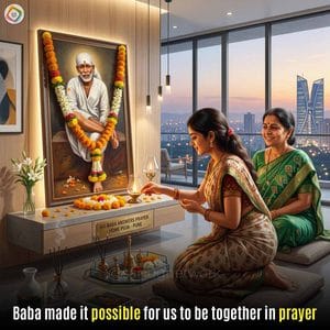 Sai Baba Helps Devotee Attend Puja
